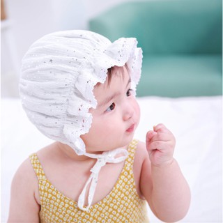 Nón cho bé gái sơ sinh dễ thương