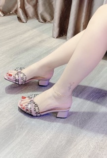 Guốc nơ Gucci