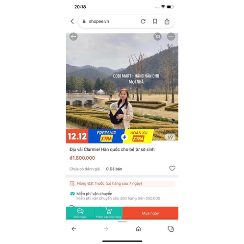 Địu vải  clarmiel