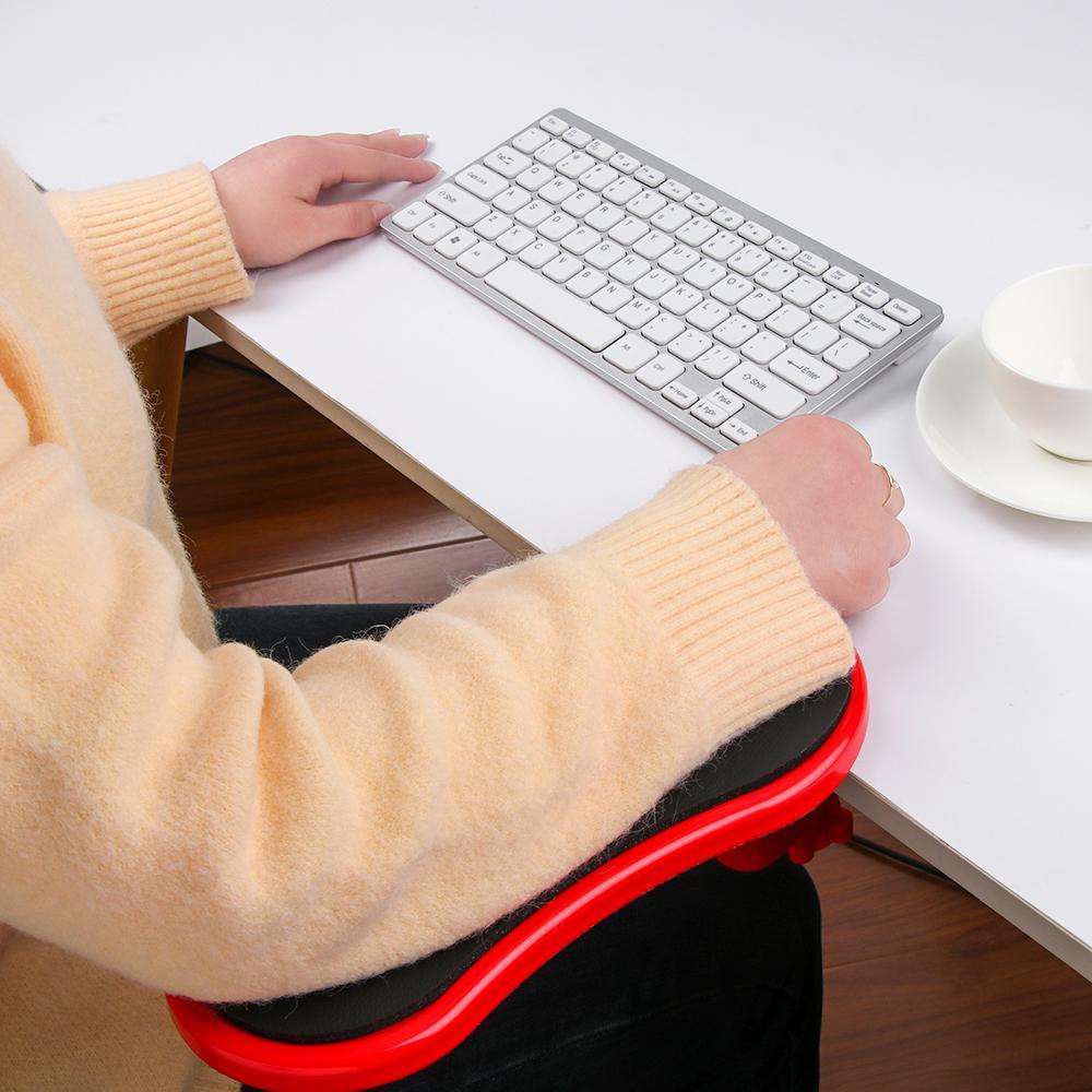 Myrongvn Đệm Da PU Lót Chuột Máy Tính Bàn Làm Việc Văn Phòng Mở Rộng Bảo Vệ Vai Cổ Tay