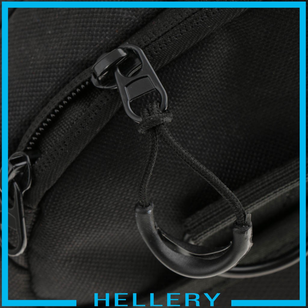 [HELLERY] 10 Black Zip Puller Zipper Pulls Cord Replacement Fastener Slider Jacket Bag