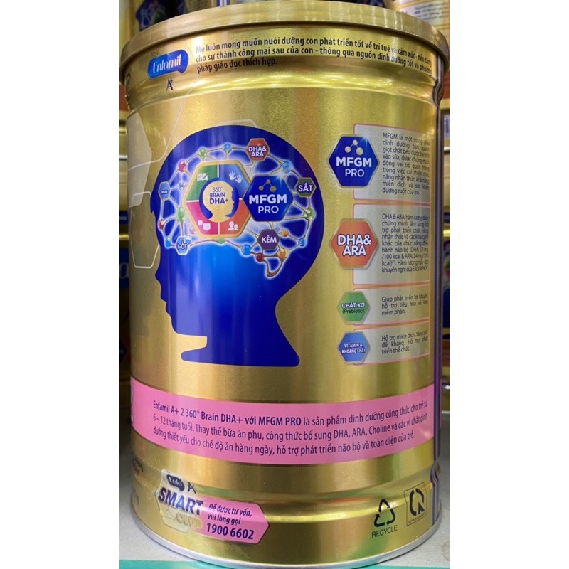 Sữa bột Enfamil A+ số 2 1,7kg