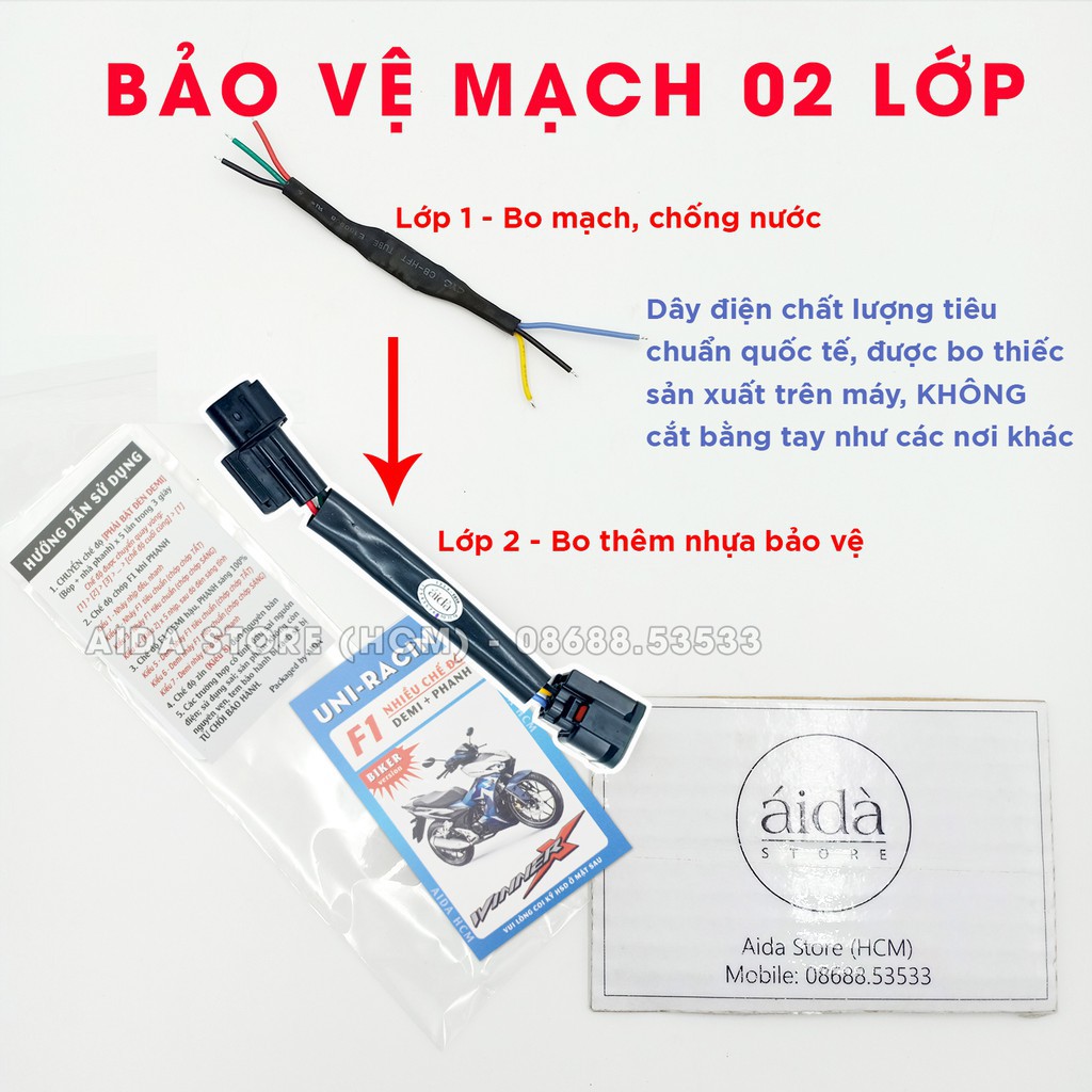 Mạch chớp F1 cho xe Winner X - phukientuhien