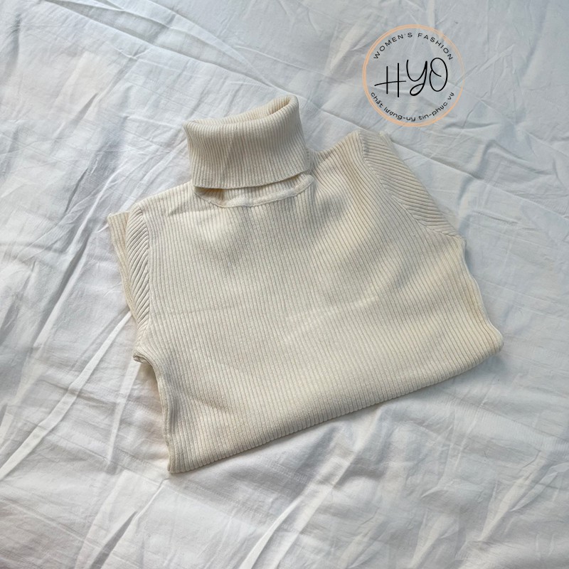 Áo len nữ cổ lọ giữ nhiệt vải len tăm ôm dáng cổ cao Quảng Châu LM-2 | BigBuy360 - bigbuy360.vn