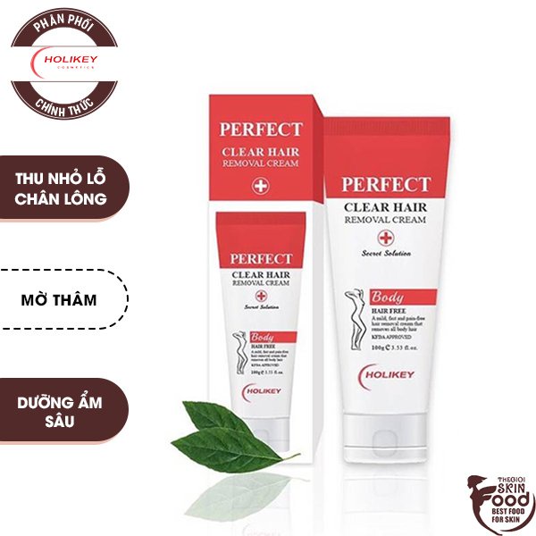 Kem Tẩy Lông Holikey Perfect Clear Hair Removal Cream 100g