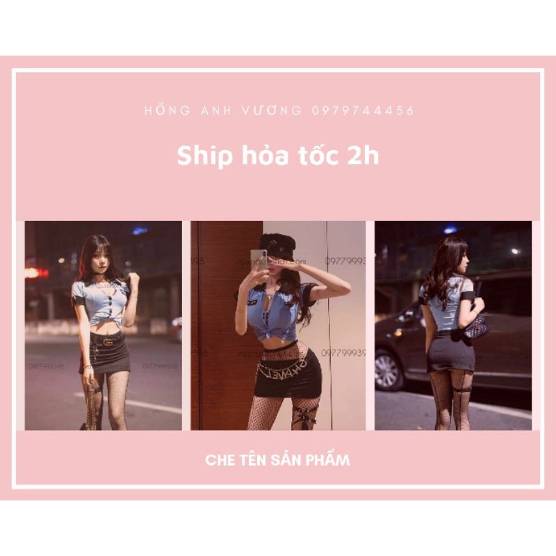 đồ ngủ hóa trang tiếp viên gợi cảm | BigBuy360 - bigbuy360.vn