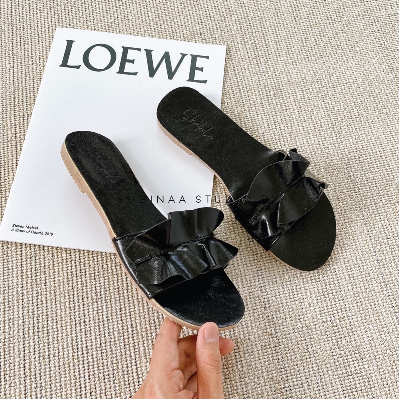 Dép nữ quai ngang bèo nhún siêu đẹp siêu hot đi chơi đi học đi biển đi trong nhà