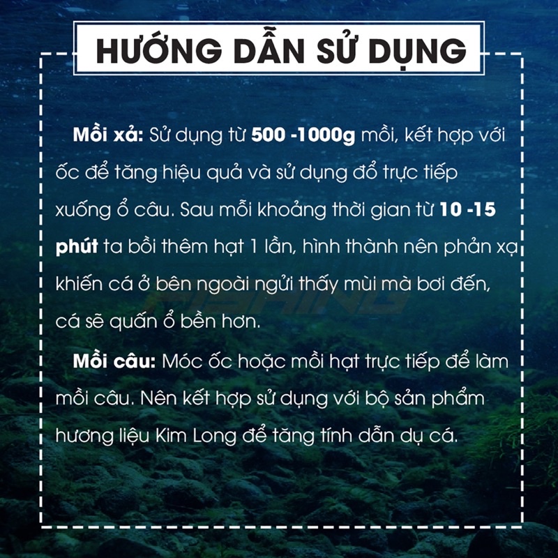 Hạt Xả Trắm Đen KIM LONG Siêu Nhạy