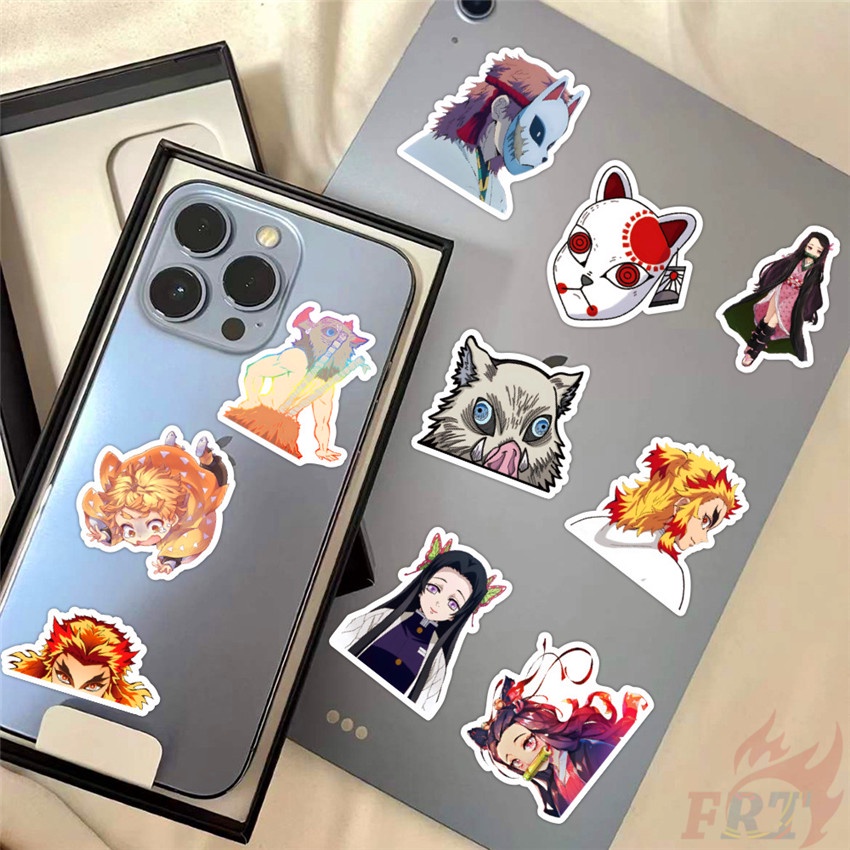 56 Cái / Bộ ☆ Hình Dán Demon Slayer ☆ Sticker Dán Tường Chống Thấm Nước Thời Trang