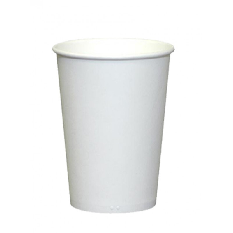 Ly giấy trắng trơn 22oz -650 ml nắp ngang/ Ly giấy đựng trà sữa