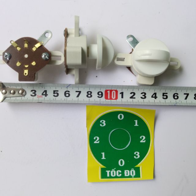 Công tắc quạt có decal số (5 cái)