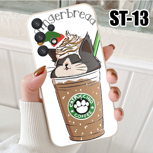 Ốp điện thoại Samsung Galaxy A52 - A32 - A12 5G - A52s 5G - A72 - Ốp lưng Samsung in hình Trà Sữa Mèo siêu cute