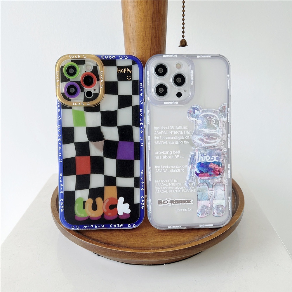 Ốp điện thoại mềm trong suốt họa tiết xinh xắn thích hợp cho IPhone 7 8 SE 2020 6 Plus 7Plus X XS Max 11 12 13 Pro Max