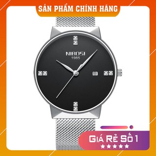 [FreeShip – Xả kho] ⚡️CHÍNH HÃNG⚡️ Đồng hồ nam dây lưới thép cao cấp Nibosi 2323 (fullbox)