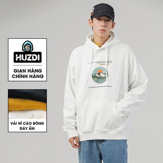 Áo Hoodie Nam Đẹp Phong Cách Hàn Quốc - Áo Khoác Nỉ Hoodie Nam Form Rộng Unisex - HUZDI mã HOD048
