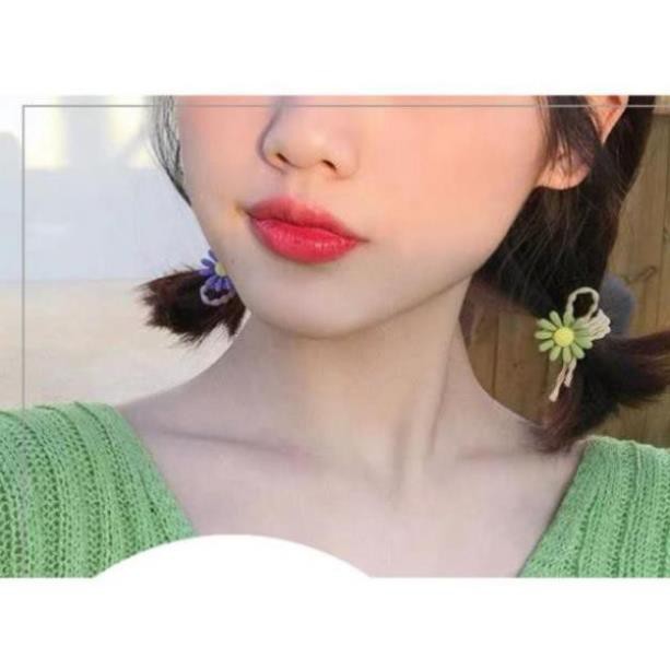 Dây chun buộc tóc hoa cúc họa mi daisy - Phụ kiện cột tóc