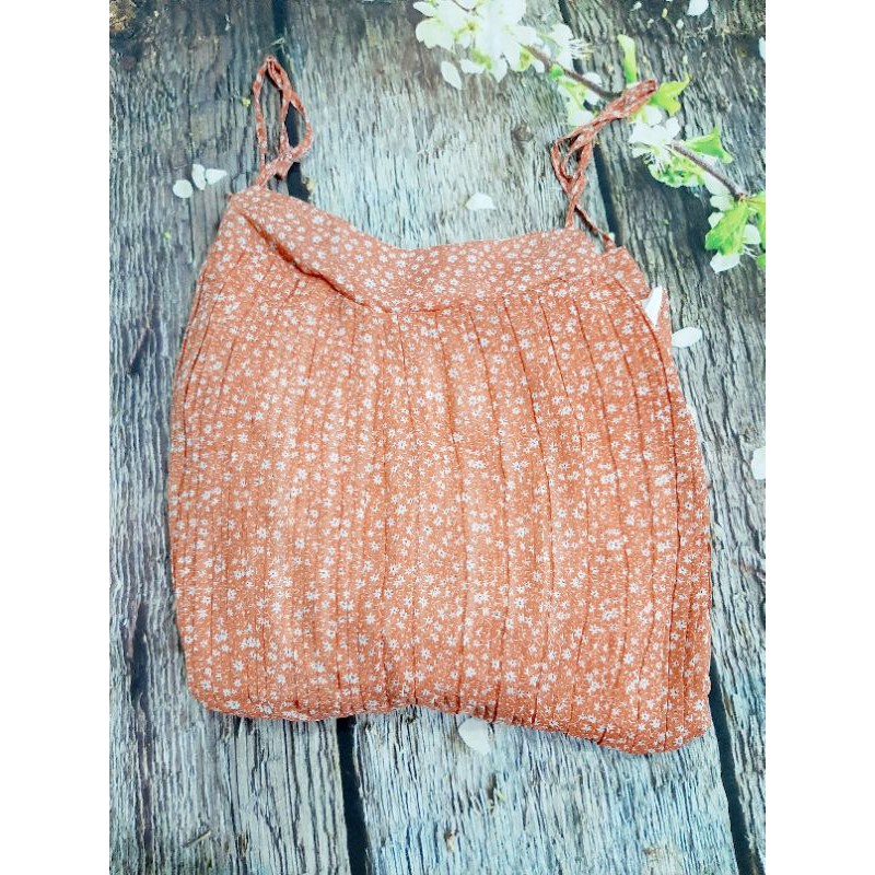 Đầm hoa nhí dập ly 2 dây | BigBuy360 - bigbuy360.vn