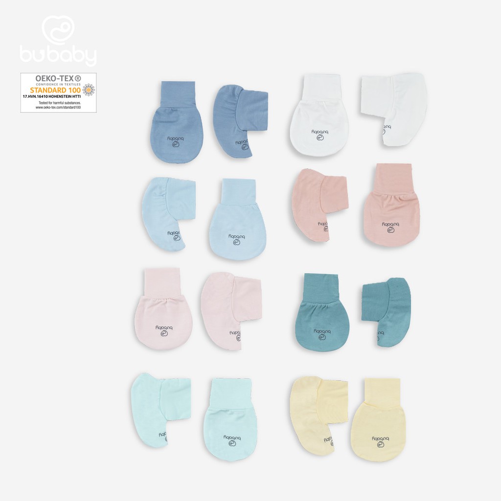 Set bao tay bao chân BU Baby sợi tre | Quần áo BU Baby chính hãng