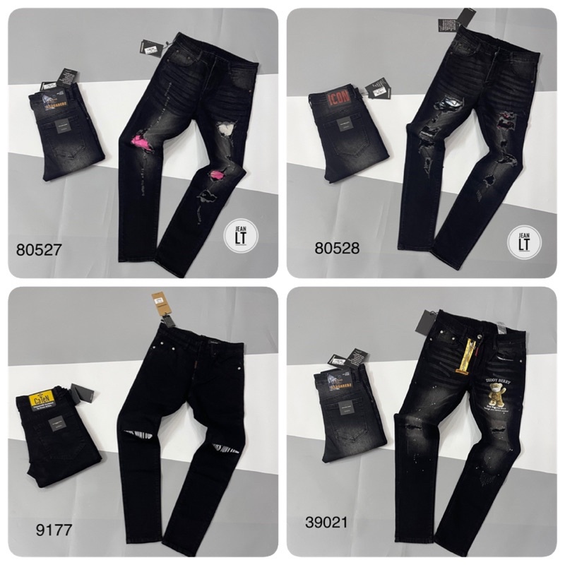 Quần Jean D2 Rách Nhẹ Cho Nam - Quần Bò Nam Rách Cực Đẹp
