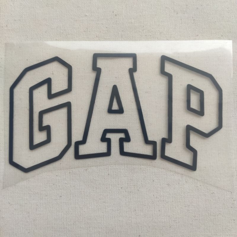 Hình dán nhiệt đủ size - logo Gap nhiều mẫu set 1