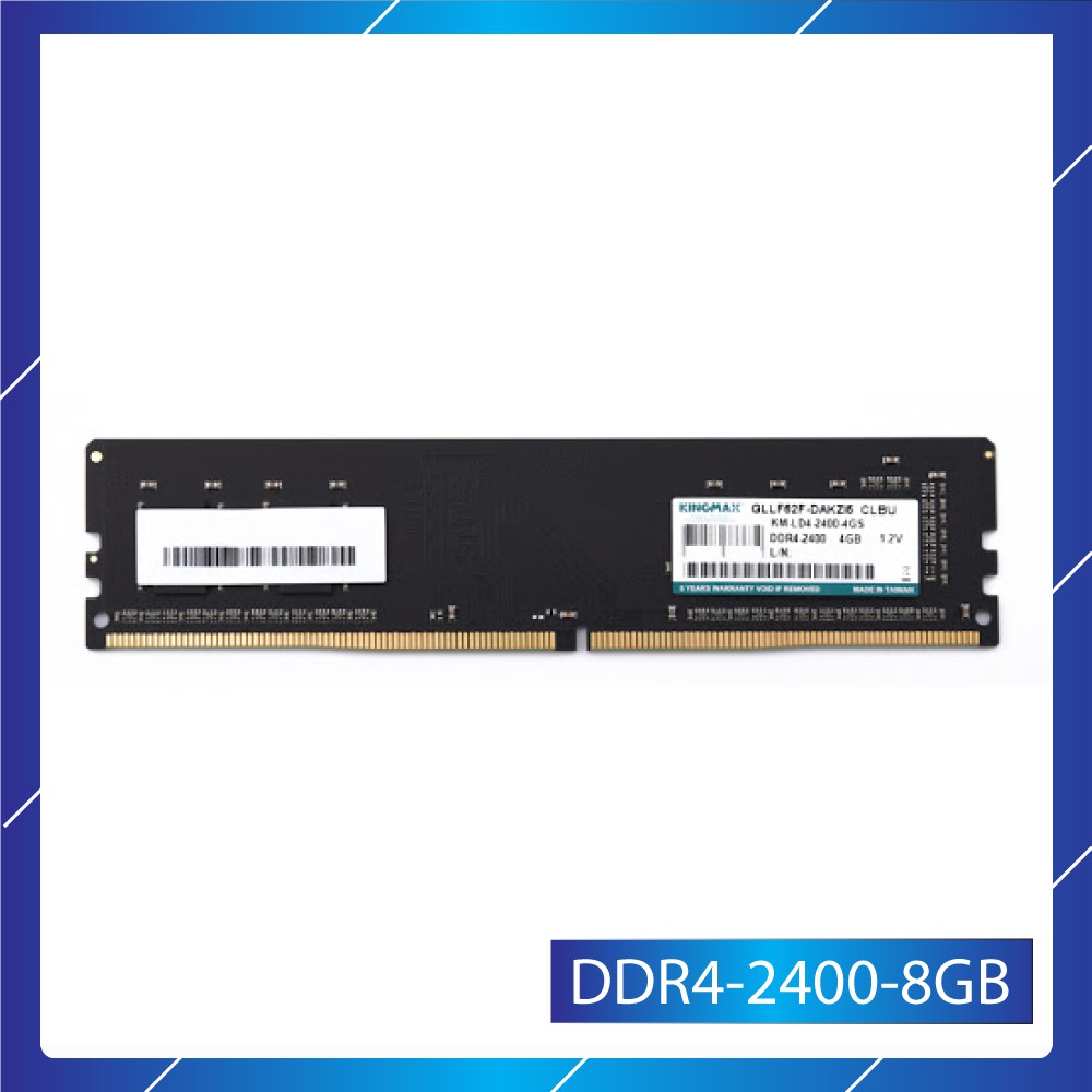 Ram PC KingMax DDR4 8GB 4GB Bus 2400mHz - Ram Máy tính để bàn- Nâng cấp máy tính - Bảo Hành 3 Năm