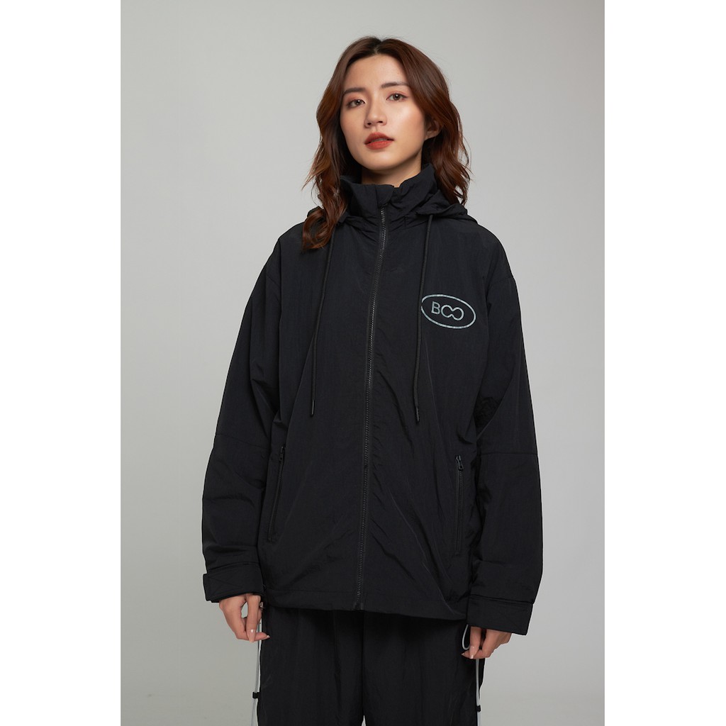 Áo Khoác Gió Nam Nữ BOO In Phản Quang Áo khoác gió nam nữ 2 lớp có mũ / áo gió chống nắng có khóa kéo in phản quang BOO | BigBuy360 - bigbuy360.vn