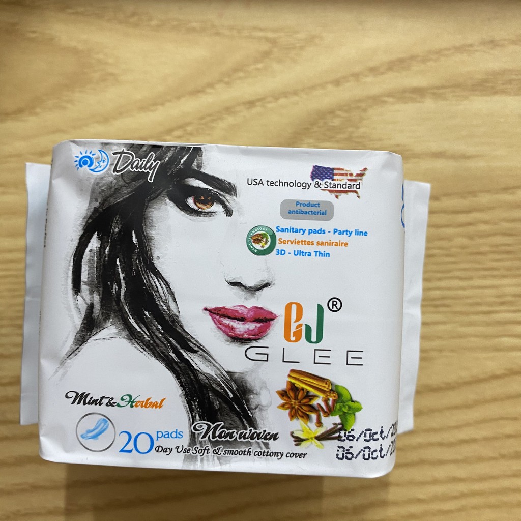 Băng vệ sinh GJ glee thảo dược USA