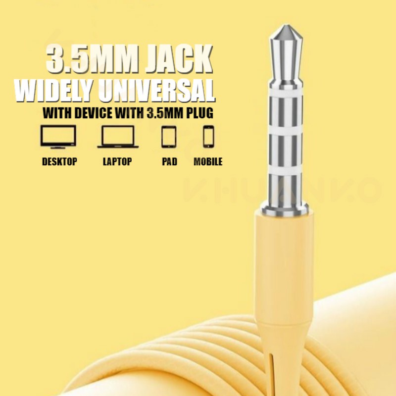 Các Tai Nghe Đa Năng-Tai Nghe Nhét Tai Tai Nghe Nhạc Tai Nghe Có Micro Chất Lượng Tốt Extra Bass Jack Cắm 3.5Mm