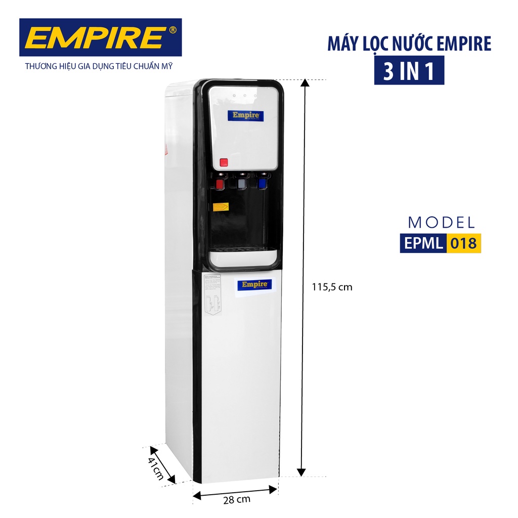 Máy lọc nước Empire Nóng - Nguội - Lạnh EPML018