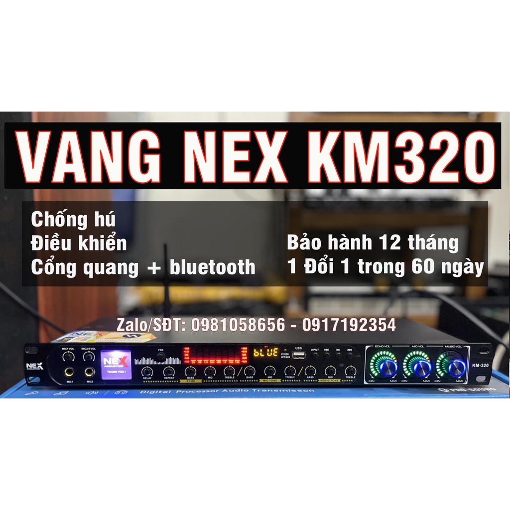 Vang cơ có điều khiển NEX KM-320 ( Phiên bản cao cấp 2022)