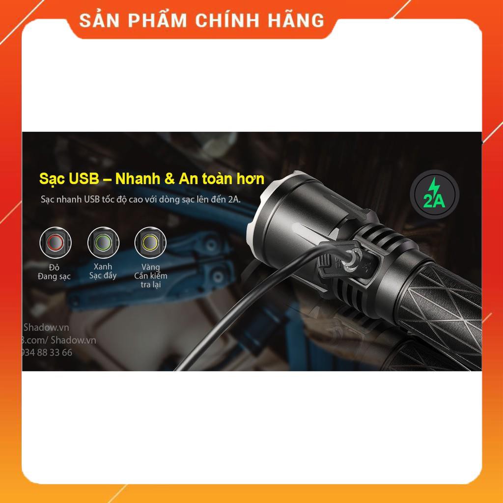 [SÁNG CHÓI LÓA] [HÀNG ĐỘC QUYỀN] Đèn pin và đèn sạc KLARUS XT21X công tắc tác chiến siêu n - Độ sáng 4000 lumen xa 316m | BigBuy360 - bigbuy360.vn