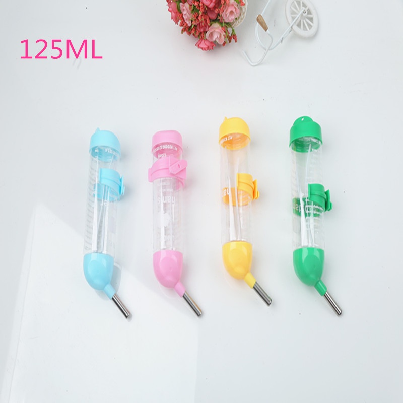 bình bi 125ml BOER cho hamster, nhím, thỏ, bọ, chim,...