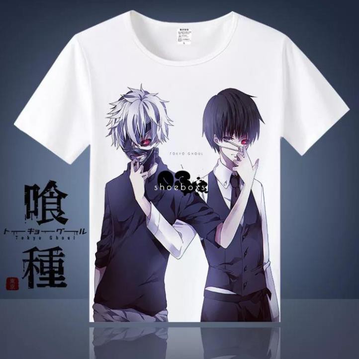 HOT SALE- Áo Thun Tay Ngắn In Hình Anime Tokyo Ghoul Độc Đáo Cá Tính
