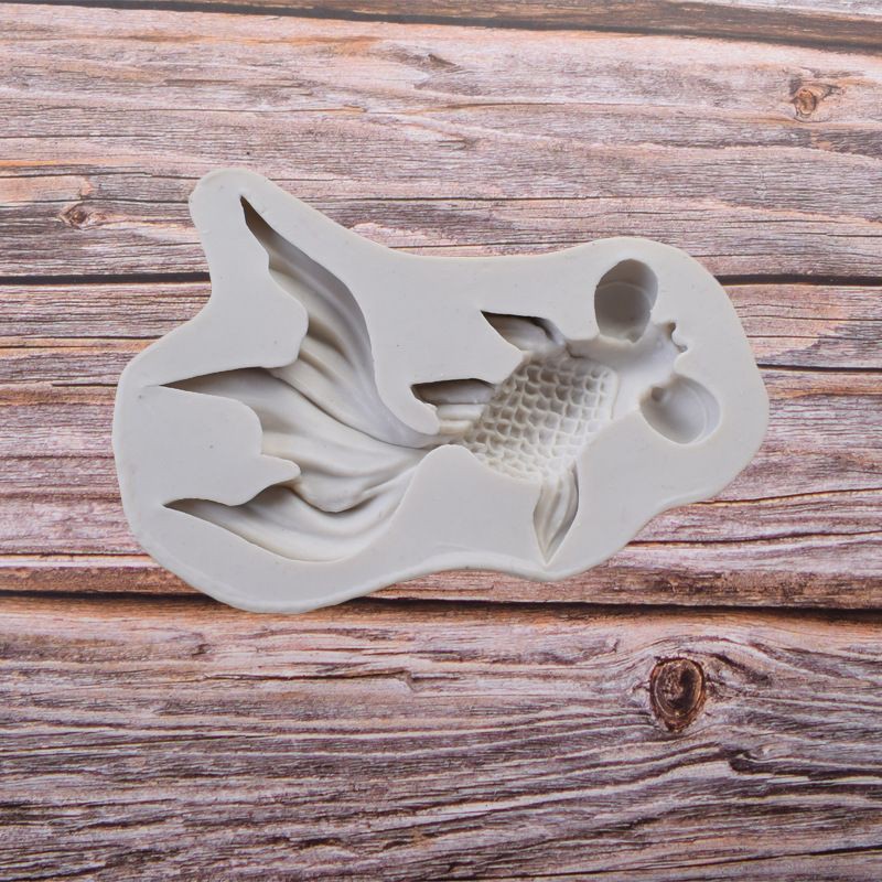 Khuôn rau câu 4D silicon Cá vàng