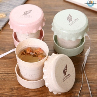 Cốc đựng bàn chải đánh răng bằng chất liệu lúa mạch có thể gấp gọn tiện