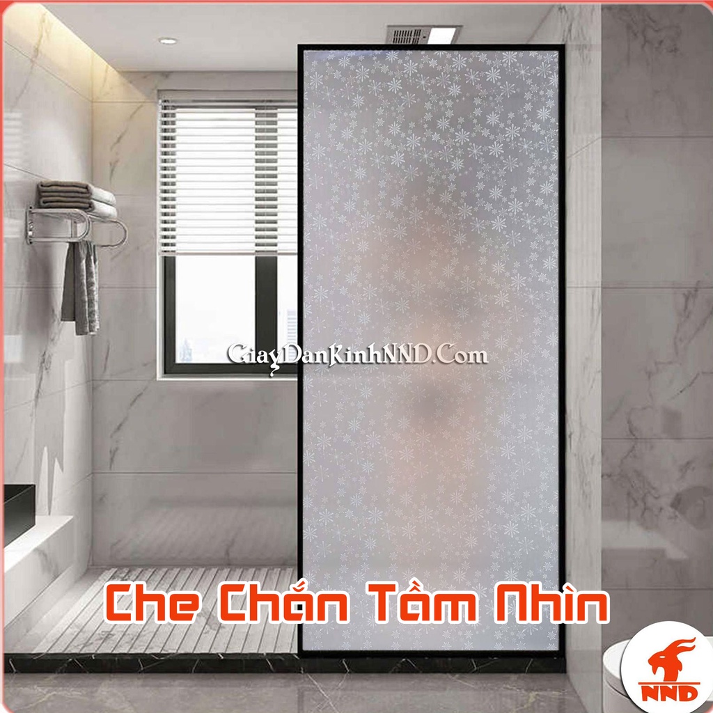 1 Mét Giấy Dán Kính Trang Trí Hoa Văn 3D Khổ Rộng 0.9m - Dán Kính Cửa Sổ, Che Tầm Nhìn, Chống Nắng, Chắn Sáng