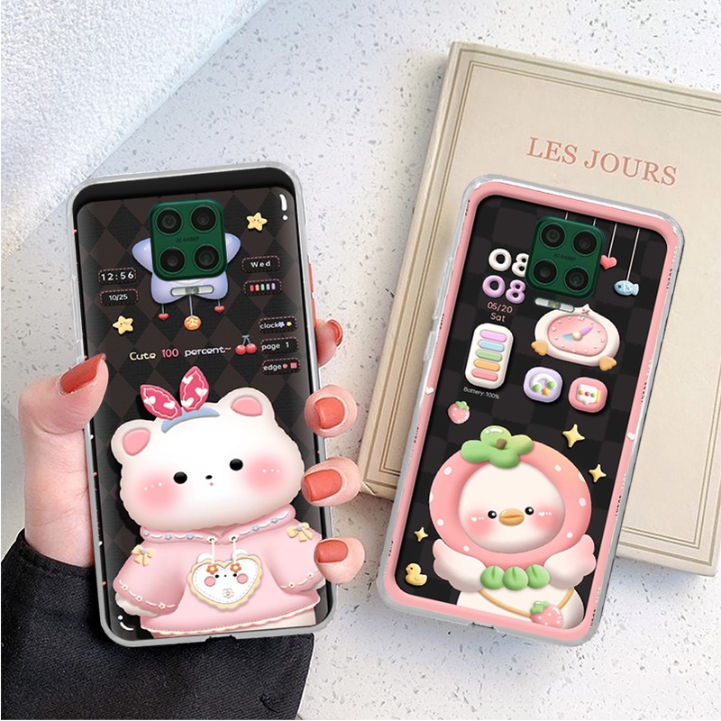 Ốp lưng Vsmart Aris / Aris Pro gấu,thỏ trắng , đồng hồ dễ thương cute cực đẹp