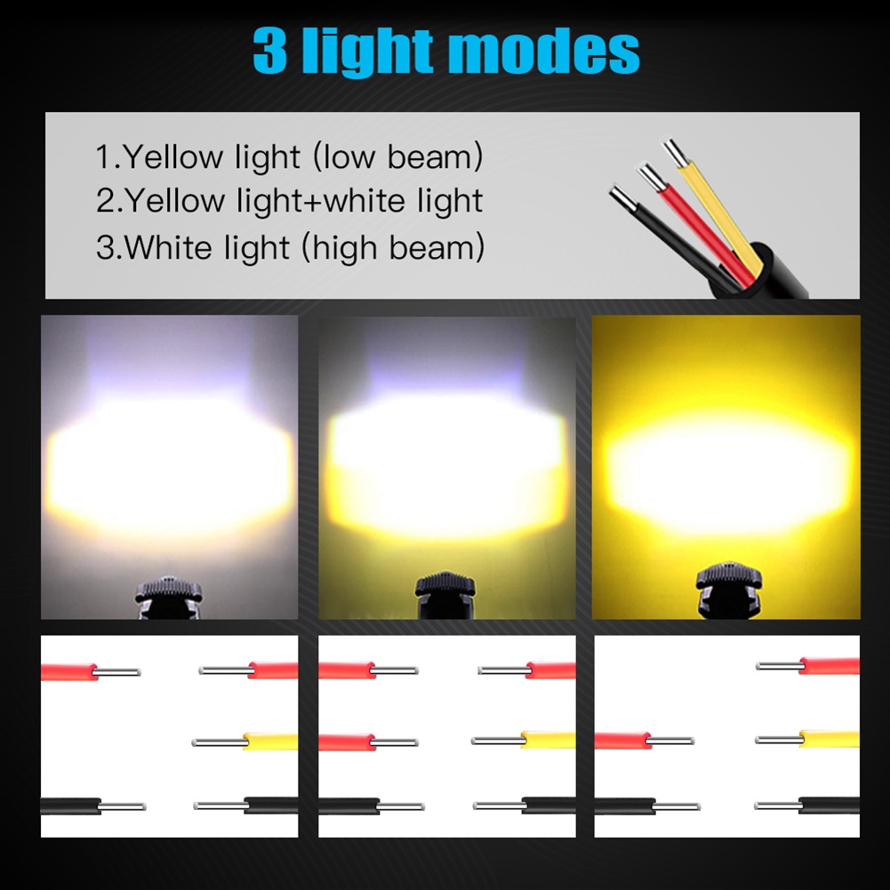 Đèn Led Sương Mù 4X4 Chuyên Dụng Cho Xe Mô Tô Địa Hình 4WD ATV SUV Utvute Jeep
