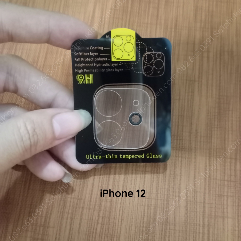 Kính cường lực camera Iphone 12 12 pro 12 pro max giúp bảo vệ cam chụp hình đẹp