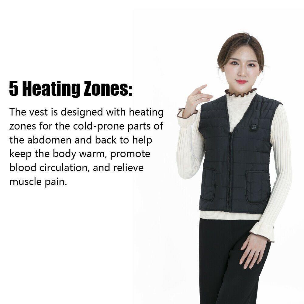 MYRONGVN Áo KhoáC SưởI ẤM Không Tay 5 MàU