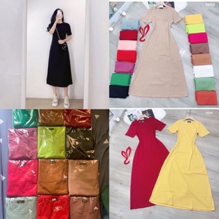 Đầm thun dáng xoè xinh