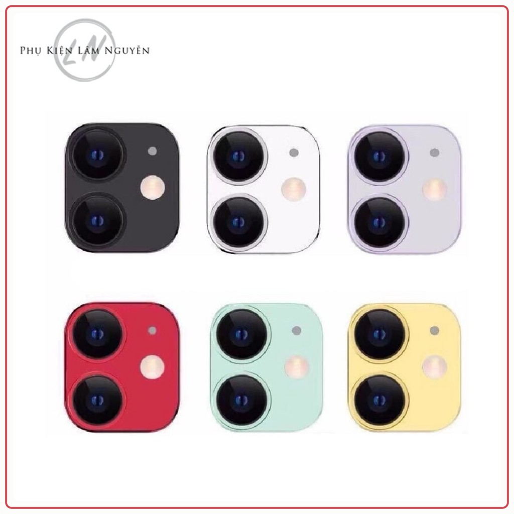 Bộ dán kính bảo vệ camera iPhone 11