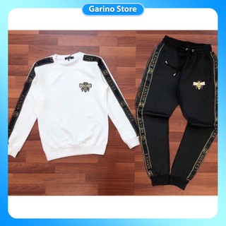 Đồ bộ nam, bộ thu đông the thêu LOGO ONG