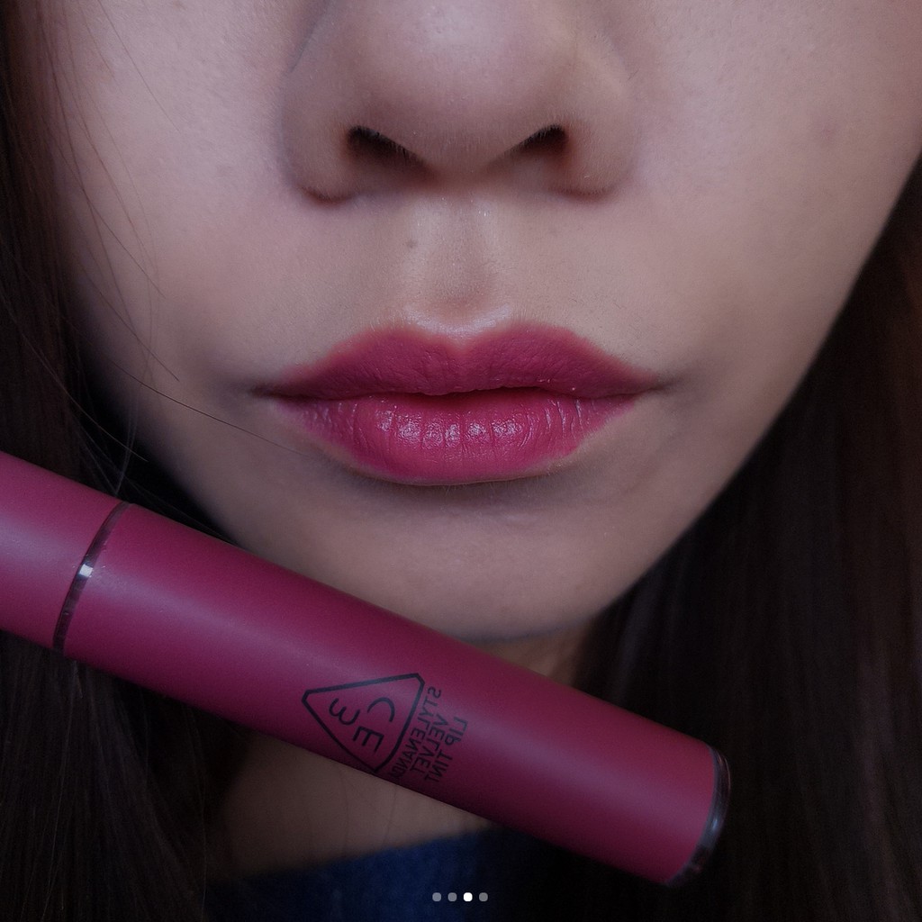 Son 3CE Kem Velvet Lip Tint Pink Break Màu Hồng Dào Trendy