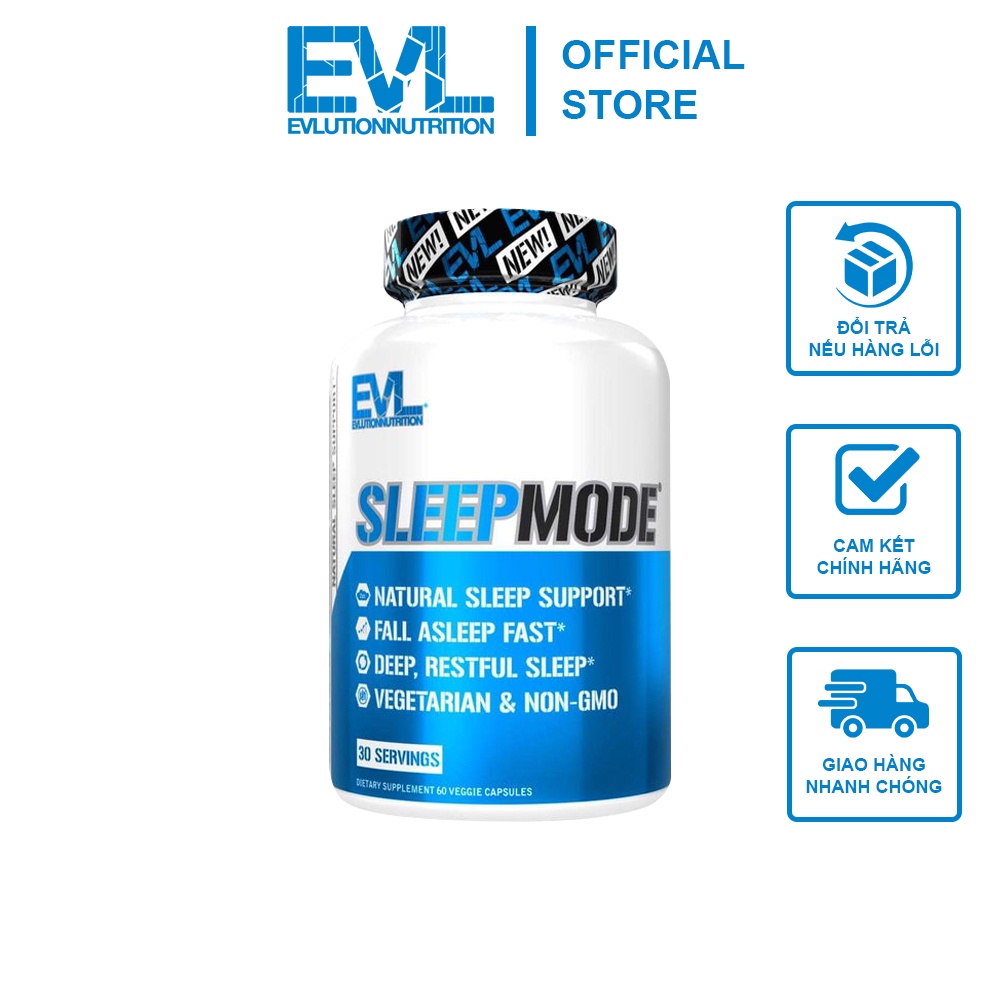 Viên Uống Giúp Có Giấc Ngủ Ngon Evlution Sleep Mode 60 Viên