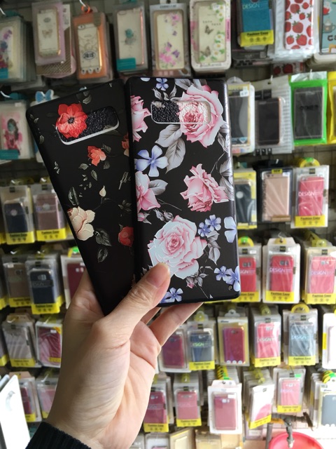 Ốp Note8 Hoa 3D nổi