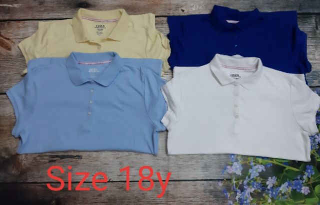 Áo Polo bé gái xuất khẩu size từ 4y- 20y