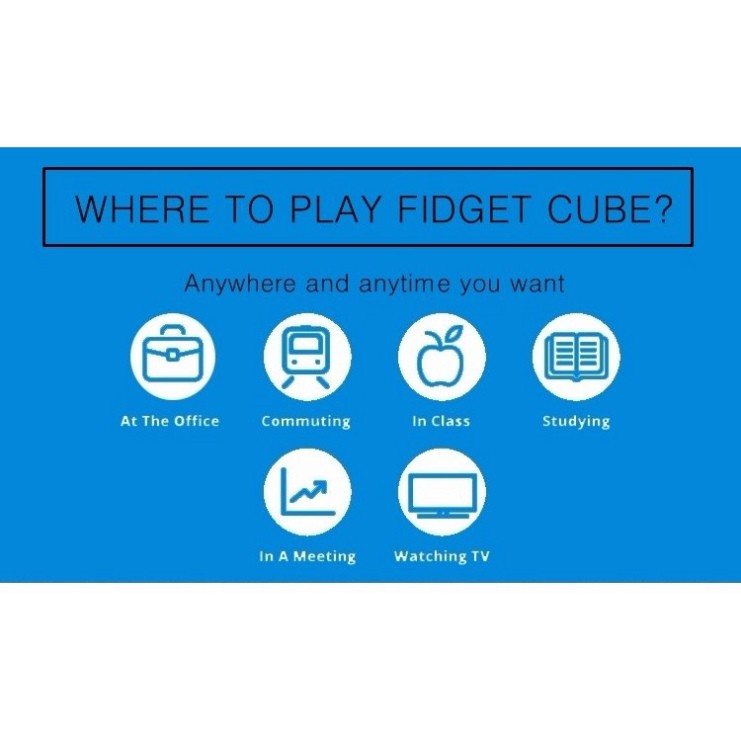 [G05] Fidget Cube - Khối Vuông Thần Kỳ giúp giảm stress [Đơn 50k tặng phần quà thú vị] S020