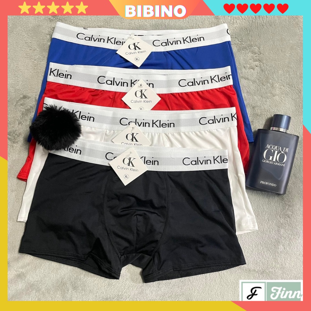 Quần sịp đùi nam ck thun lạnh thông hơi thoáng khí cao cấp co dãn bốn chiều BIBINO Quần lót nam boxer cạp to
