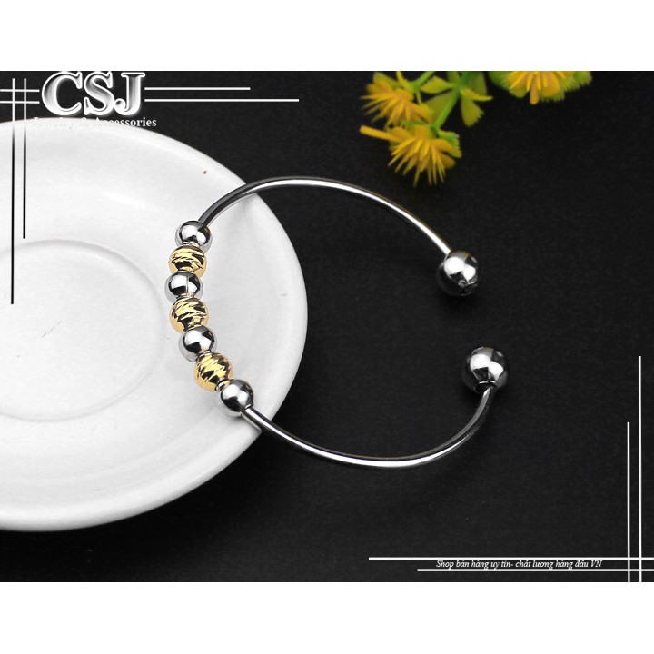 VÒNG TAY NỮ KIỂU BI HỞ XINH